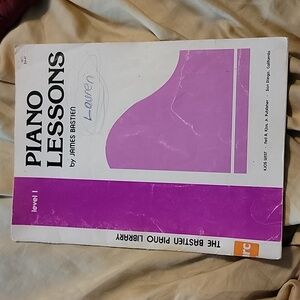The Bastien Piano Library Level 1 Piano lessons by James Bastien